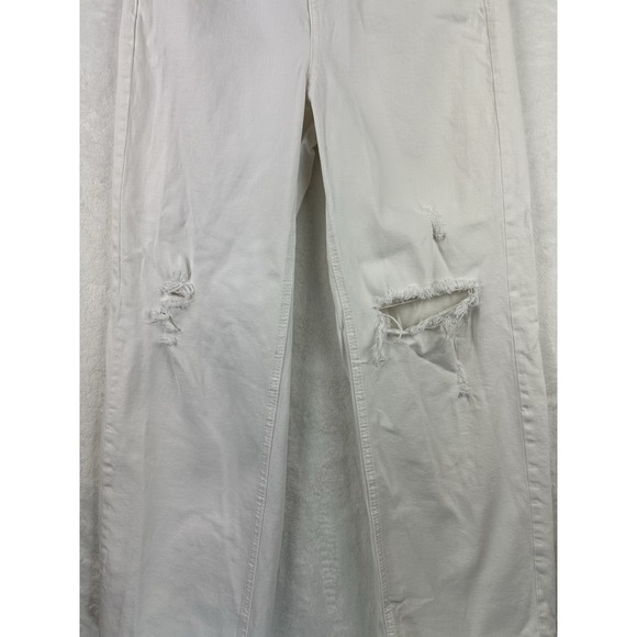 Old Navy Womens White Jeans 8 Sky Hi Wide Leg Please See Measurements Runs Big! - Picture 3 of 15